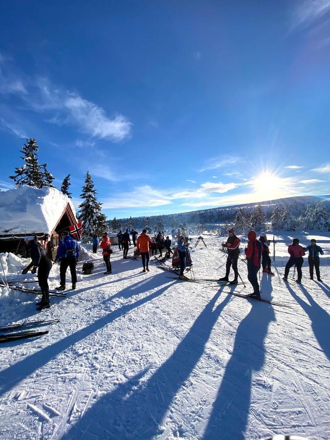 Nordseter Ski Lodge: Modern Apartment with Scenic Trail Access Exterior photo